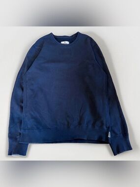 Reigning Champ Crewneck Sweatshirt Navy Blue Size Small Heavyweight Sweater